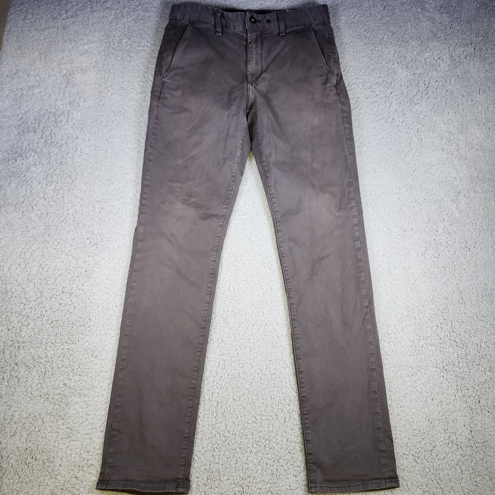 Rag & Bone New York Straight Leg Gray Khaki Pants Mens Size 30